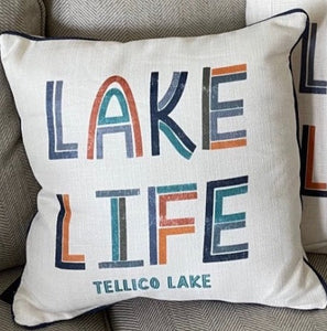 Tennessee Lake Life Pillow