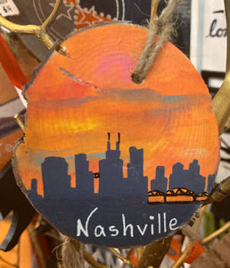 Nashville Skyline Ornament