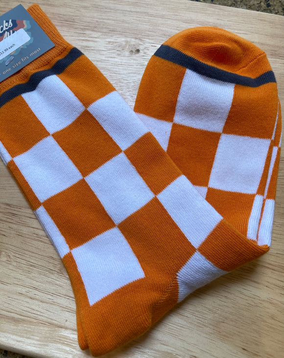 Checkered Tartan Printed Socks – Claudia & Jason