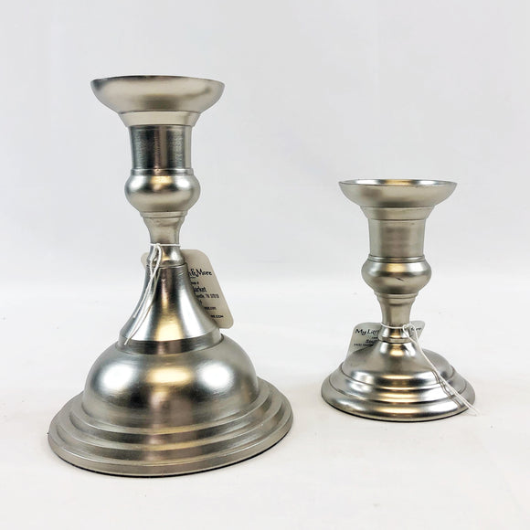 Silver Candlestick Holders