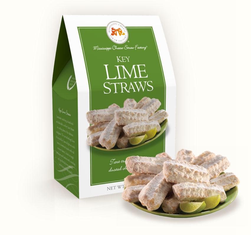 Key Lime Straws