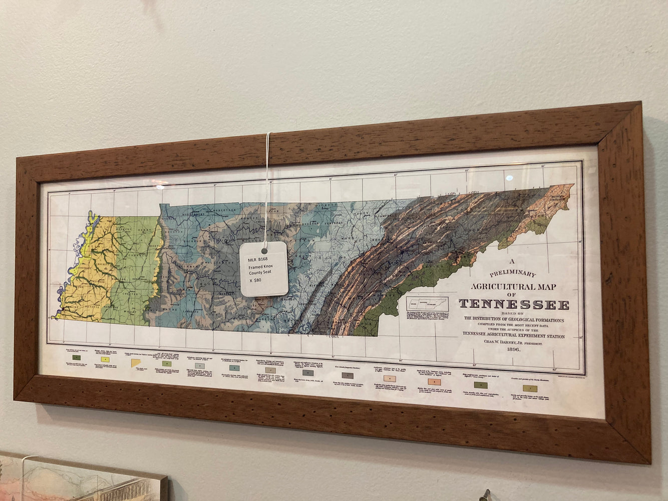 Tennessee Agricultural map