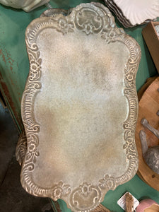 Distressed Metal Tray
