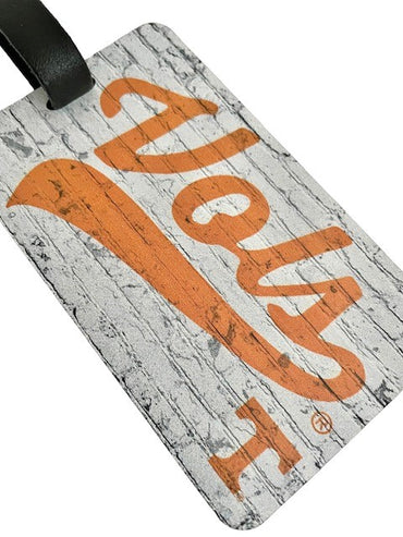 Vols Script Wood Luggage Tag