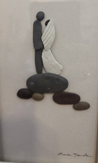 Pebble Art - Wedding Couples