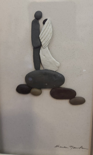 Pebble Art - Wedding Couples