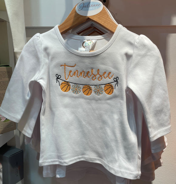 Baby/child Girl's Tennessee Basketball Top